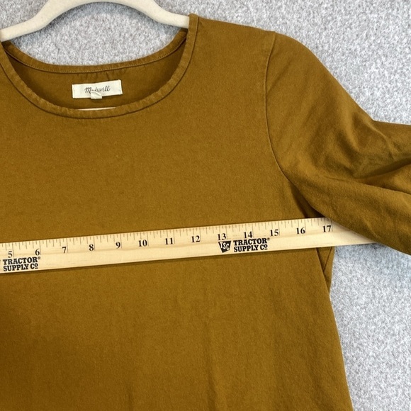 Madewell puff sleeve tee burnt ocre XS classic minimalist boho preppy cottage - Picture 4 of 7